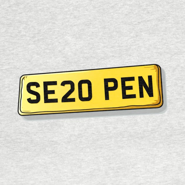 SE20 PEN Number Plate by We Rowdy